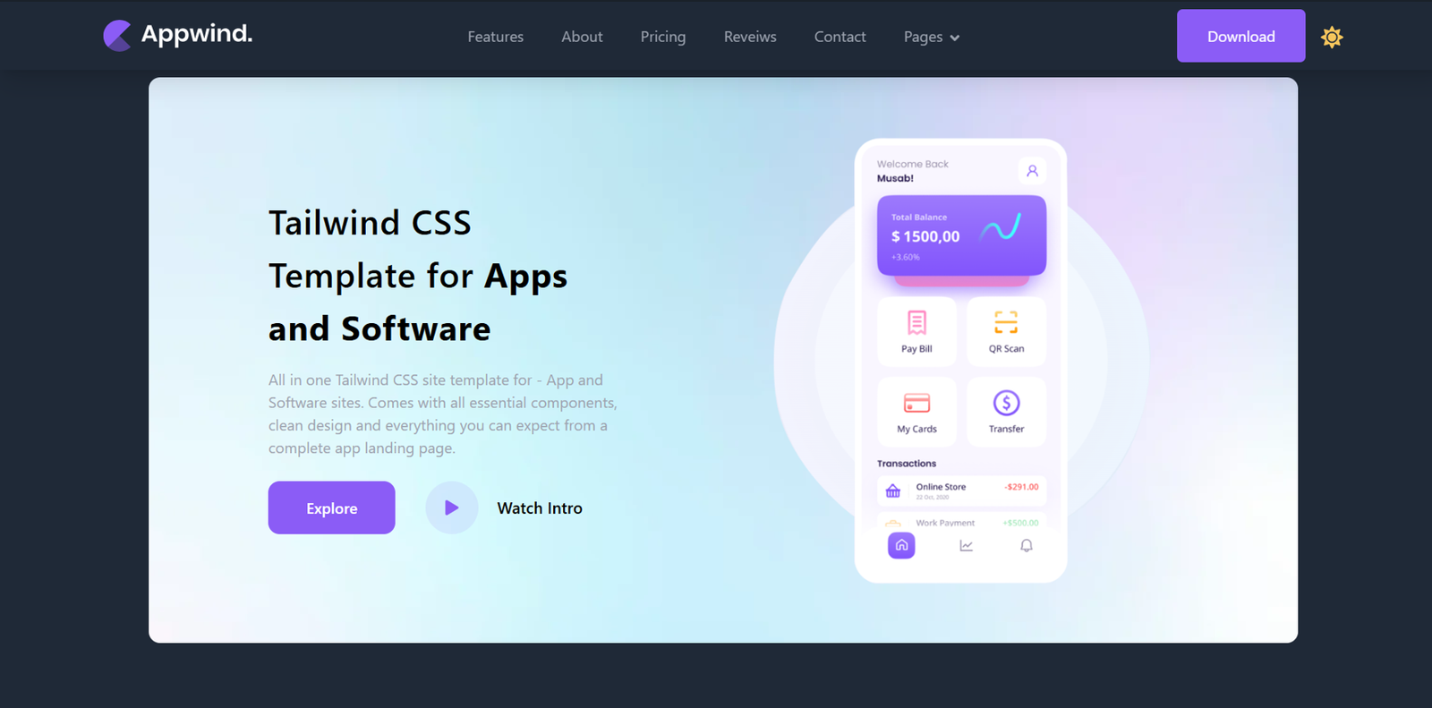 Appwind – Frontend Web